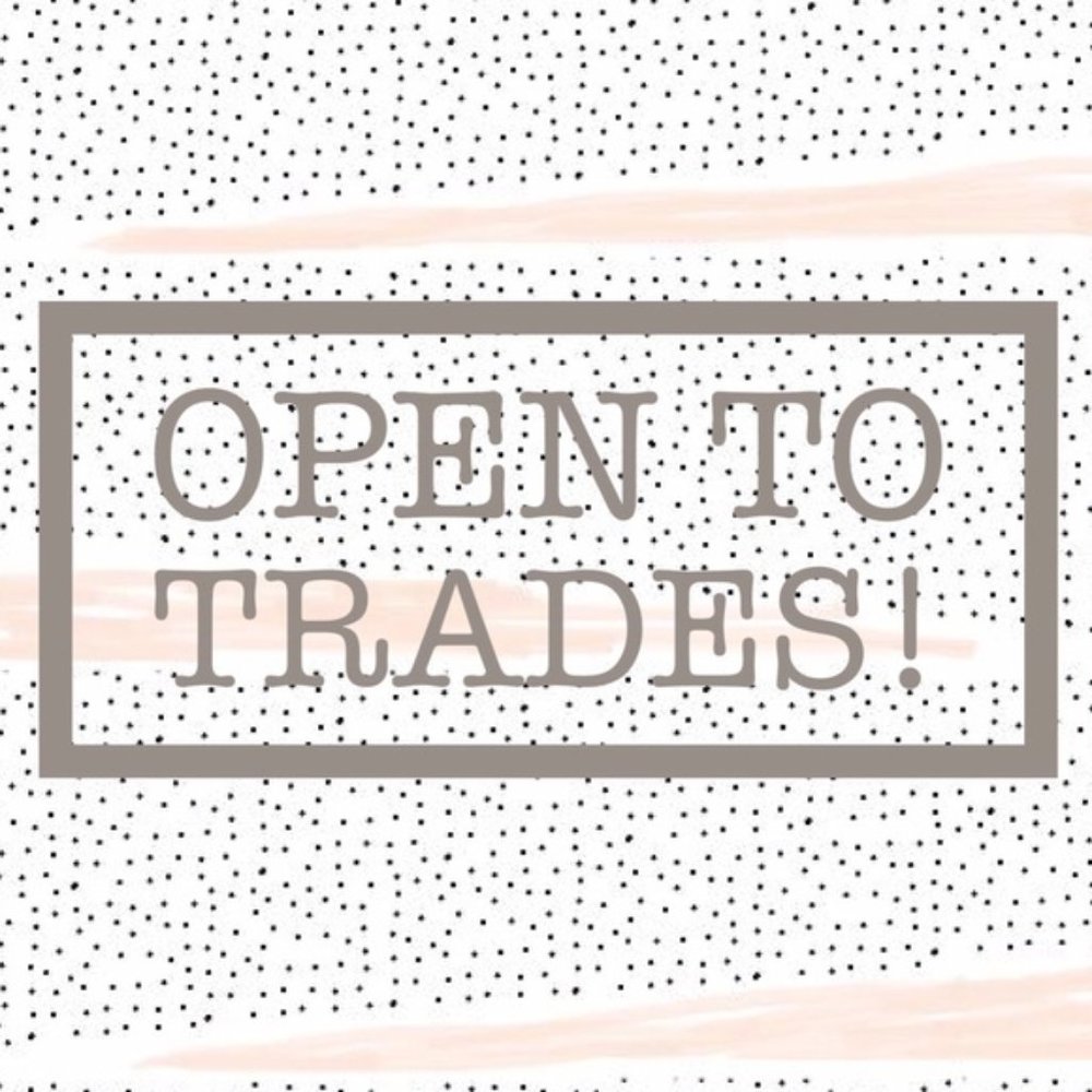 Open for trades, tell me what you want to trade!!!